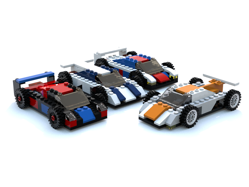 Illustration for article titled When I'm bored, I build racecars out of virtual Lego bricks